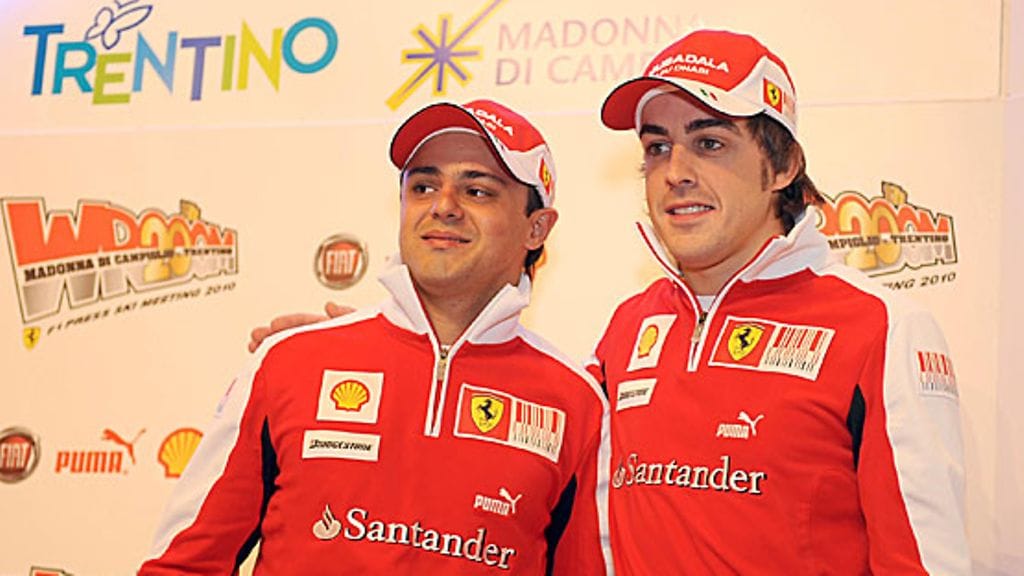 Felipe Massa ja Fernando Alonso, kuva: Ferrari