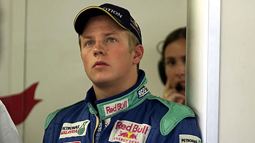 Kimi Räikkönen Sauberin väreissä kaudella 2001