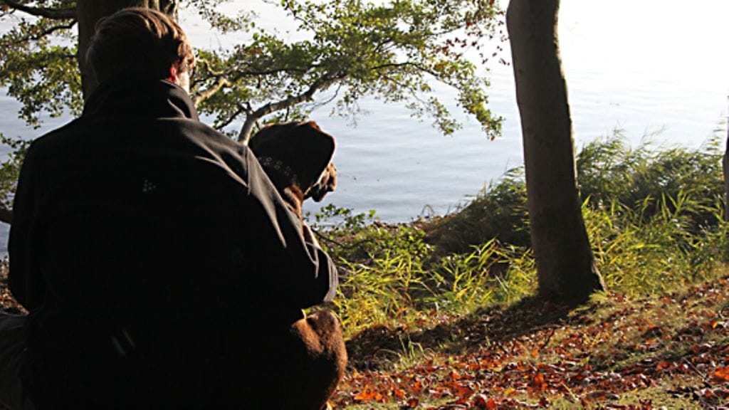 Teija nautti nyt elämästään uudella paikkakunnalla kahden koiransa kanssa. Kuvan henkilö ei liity juttuun.