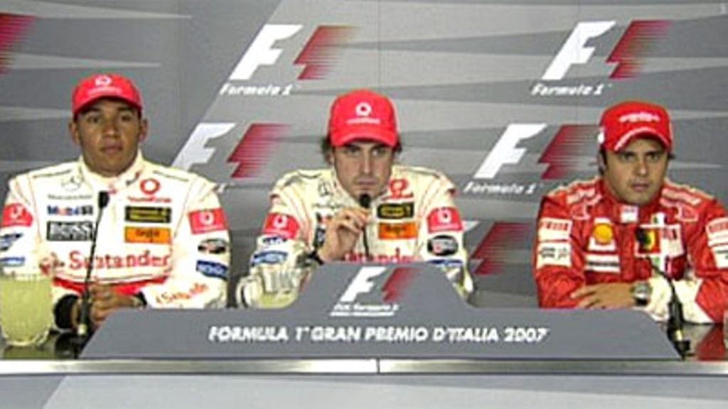 Italian GP: lehdistötilaisuus. Kuva: MTV3