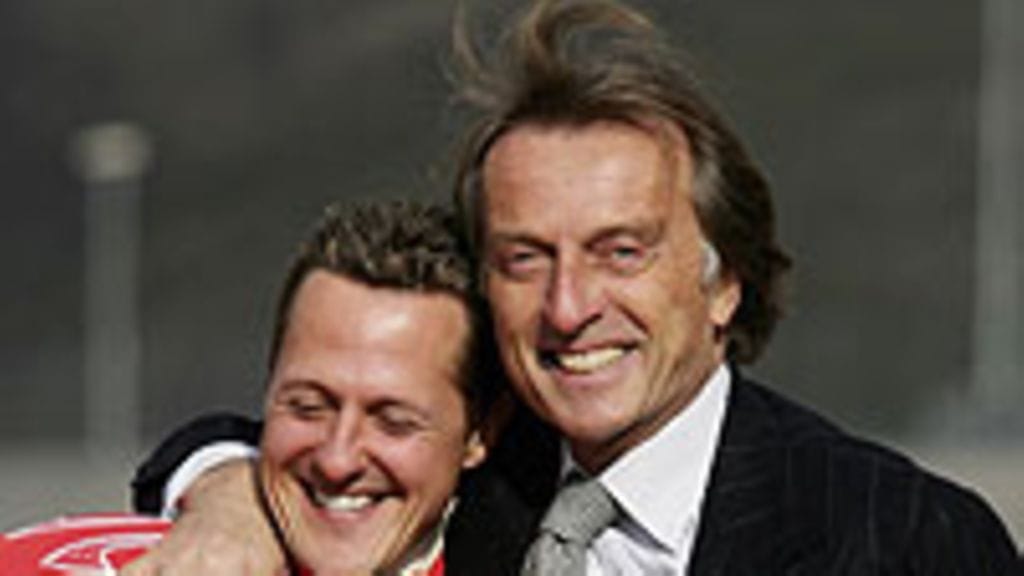 Luca di Montezemolo ja Michael Schumacher, kuva: Mark Thompson/Getty Images