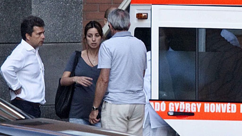 Felipe Massan vaimo Raffaela, kuva: EPA/ZSOLT SZIGETVARY