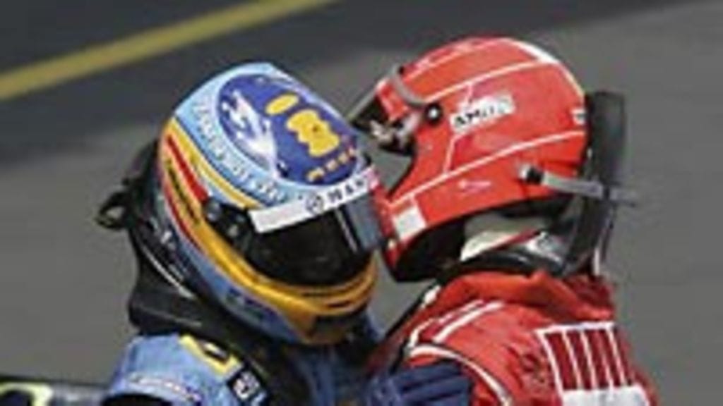 Alonso ja Schumacher, kuva: Mark Thompson/Getty Images