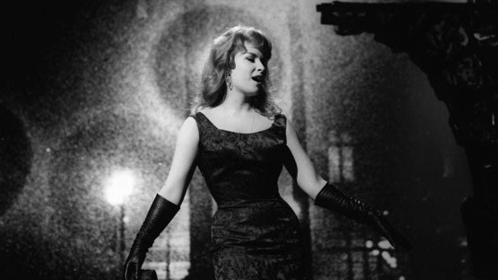 Tamara Lund viehkeänä 1960-luvun alussa.