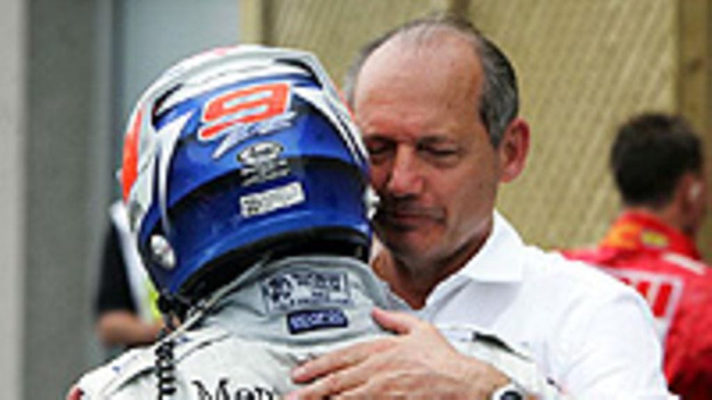 Kimi Räikkönen ja Ron Dennis, kuva: Christopher Lee