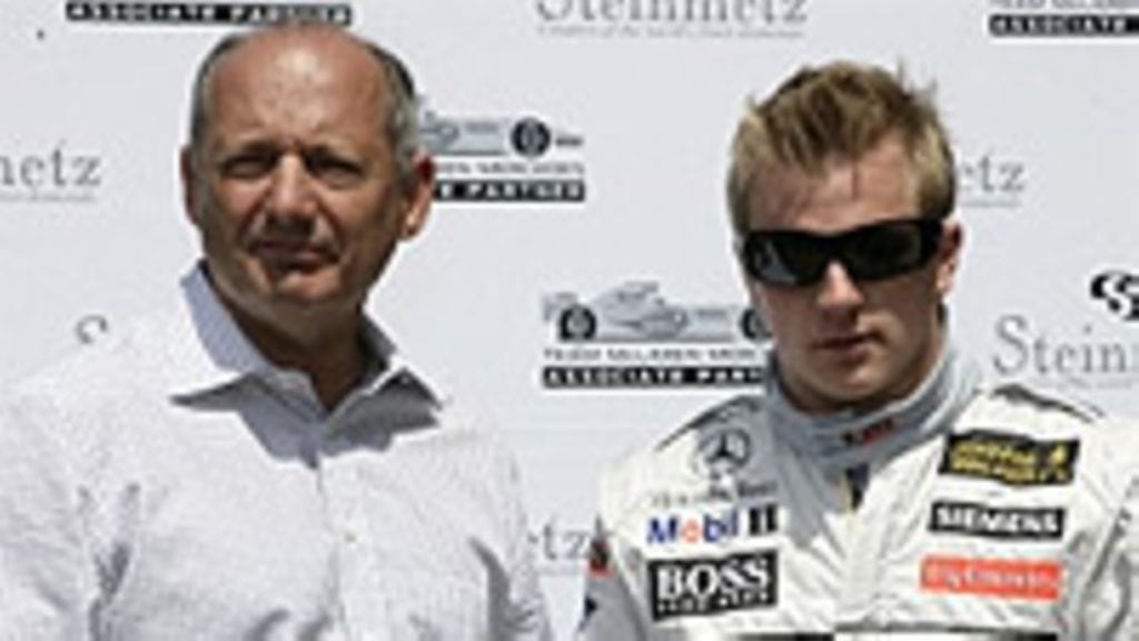 Ron Dennis ja Kimi Räikkönen, kuva: McLaren