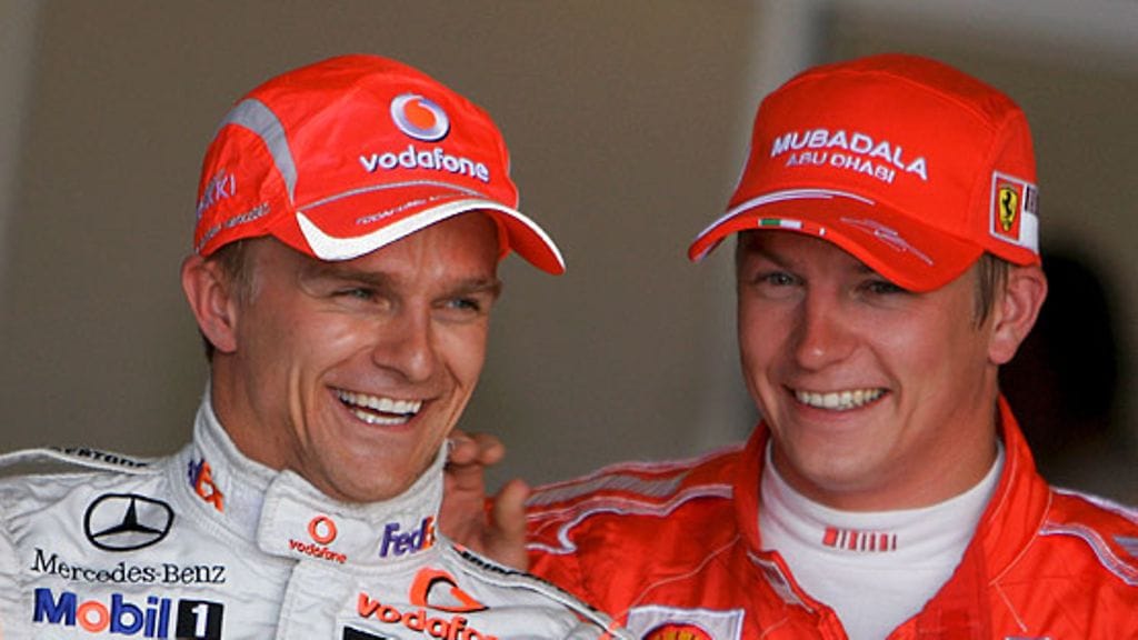 Heikki Kovalainen, Kimi Räikkönen, kuva: EPA/JENS BUETTNER