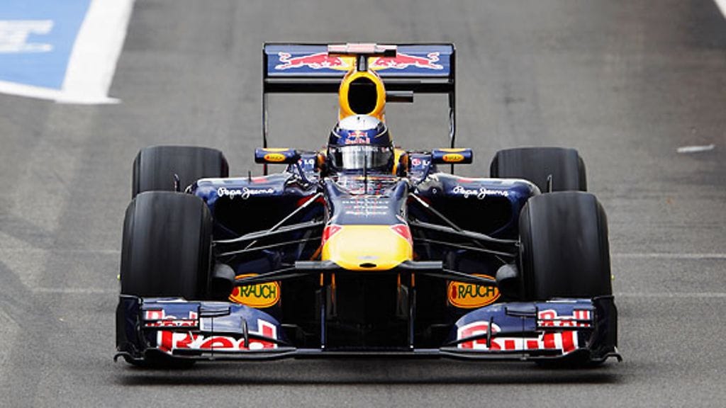 Sebastian Vettelin Red Bull, kuva: Mark Thompson/Getty Images