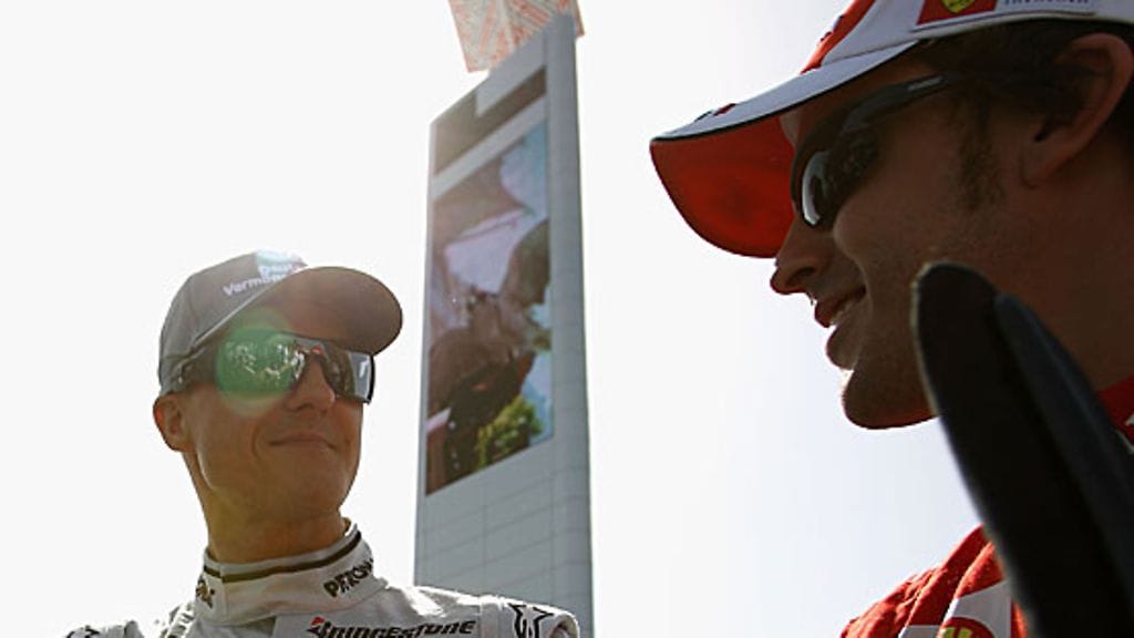 Michael Schumacher, Fernando Alonso, kuva:Getty/Vladimir Rys