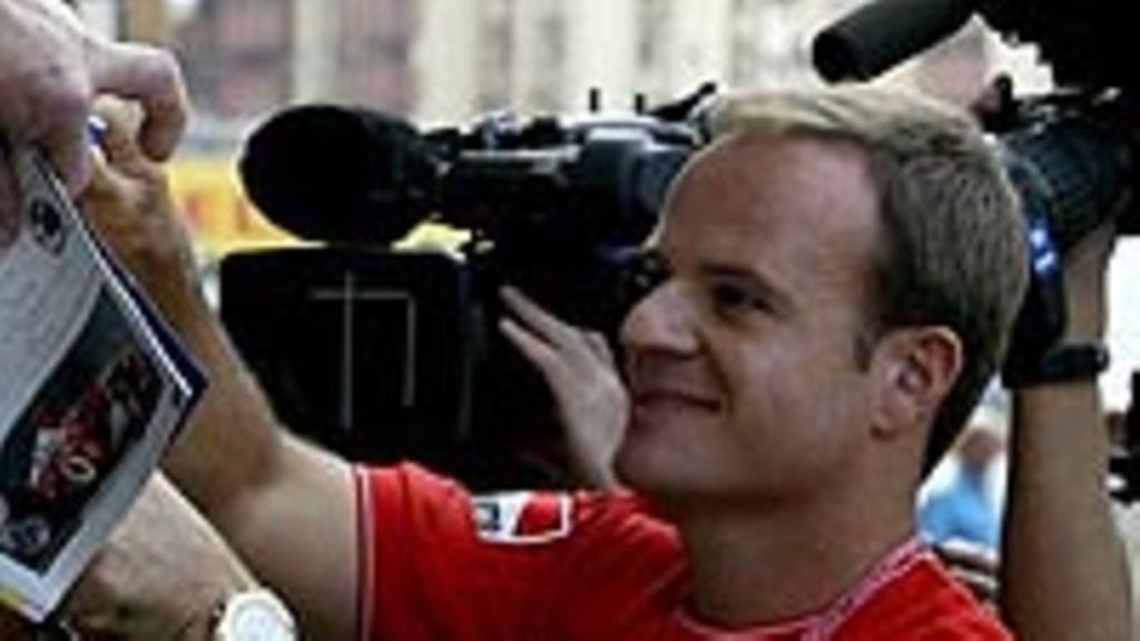 Barrichello, Photo: Mark Thompson / Allsport