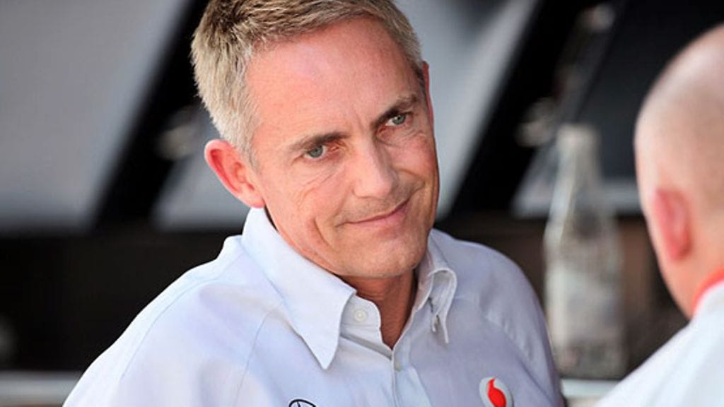 Martin Whitmarsh vitsaili Mika Häkkisen paluusta. (Kuva: www.mclaren.com)