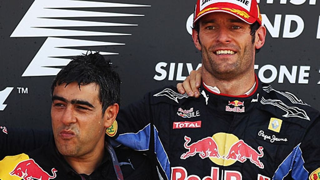 Mark Webber ja Peter Prodromou, kuva: Mark Thompson/Getty Images