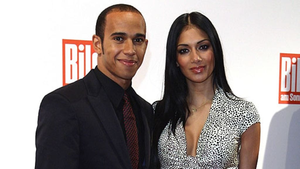 Lewis Hamilton ja Nicole Scherzinger, kuva: Andreas Rentz/Getty Images