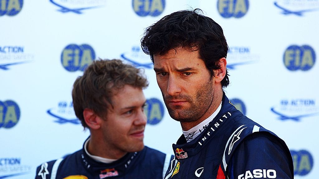 Sebastian Vettel ja Mark Webber.