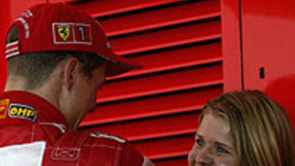 Michael hja Corinna Schumacher, kuva: Mark Thompson/Getty Images