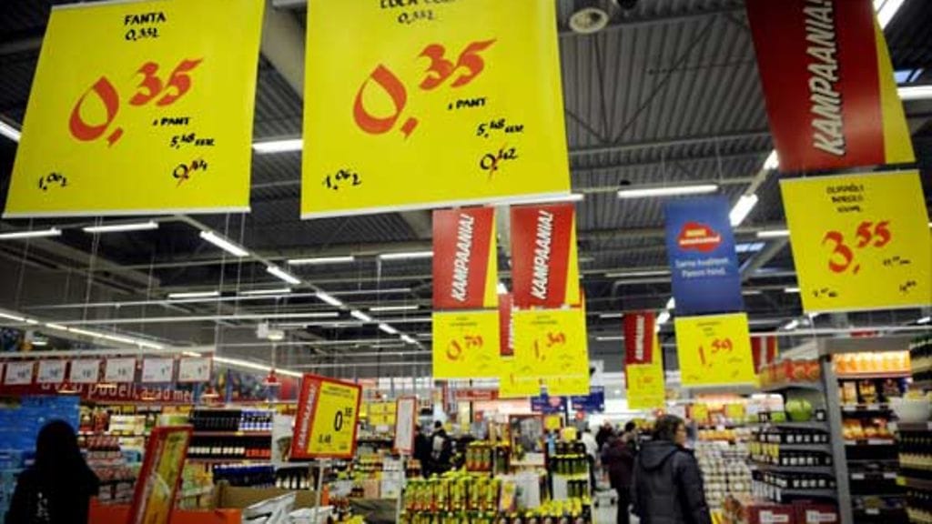 Rinnakkaishinnoittelu Virossa päättyi heinäkuussa. Nyt hinnat ilmoitetaan pelkästään euroissa.