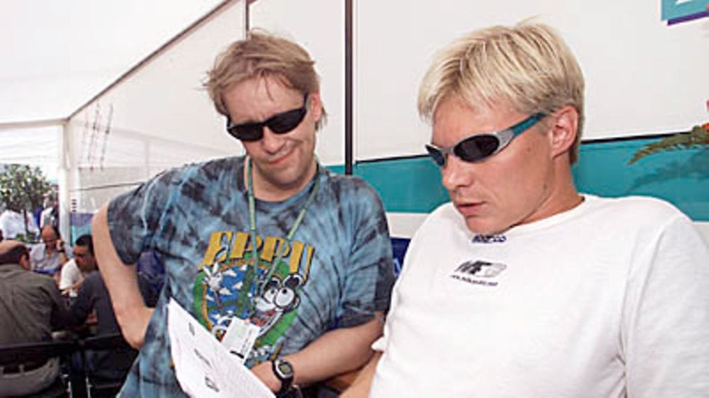 Eppujen Martti Syrjä kuvassa Mika Salon kanssa (c) Antti Puskala