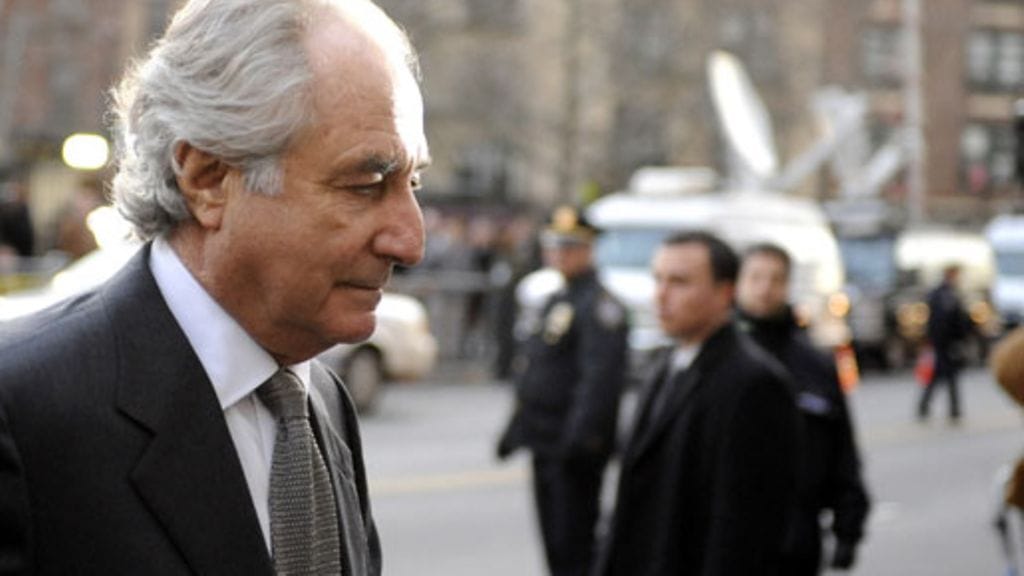 Tuomittu sijoitushuijari Bernard Madoff.