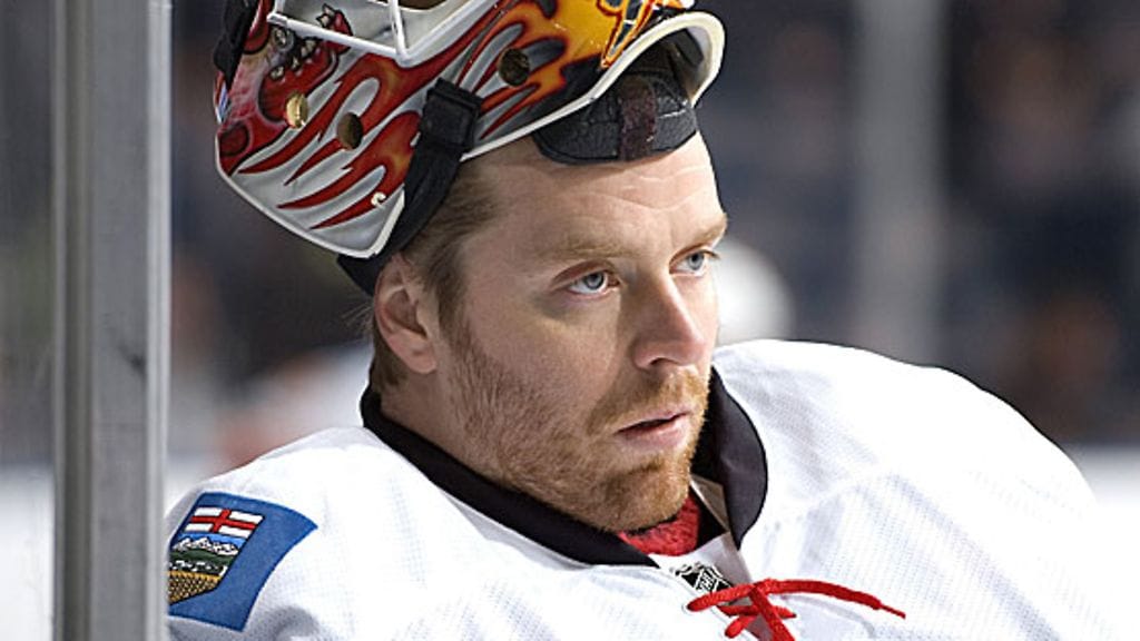 Miikka Kiprusoff, kuva: Andy Devlin/NHLI/Getty Images