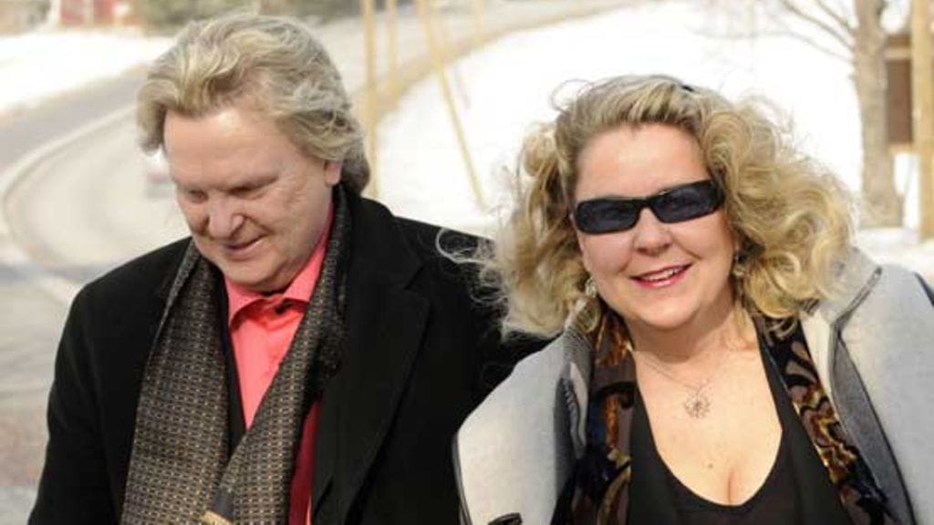 Pepe Willberg ja vaimo Pauliina Visuri.