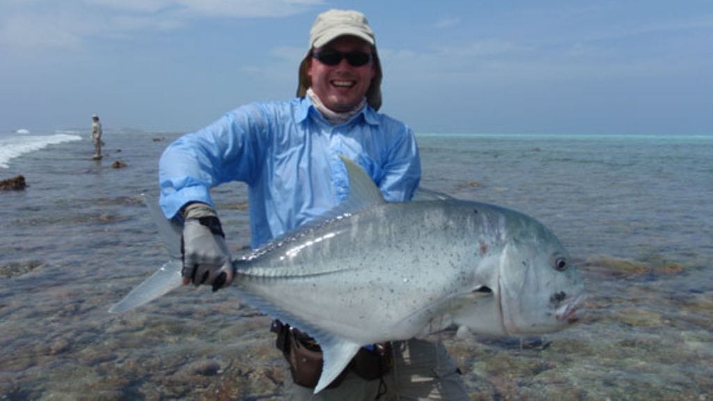 Jättipiikkimakrilli saatiin saaliiksi Malediiveillä.