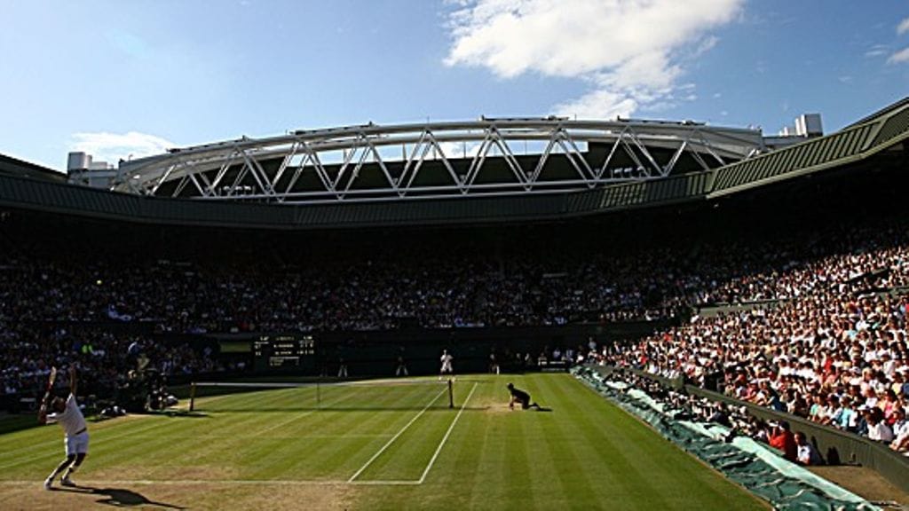 Wimbledonin keskuskenttä, kuva:Getty/Clive Brunskill