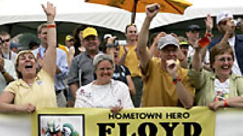 Landisin äiti Arlene kuvassa toinen vasemmalta, kuva: Doug Pensinger/Getty Images