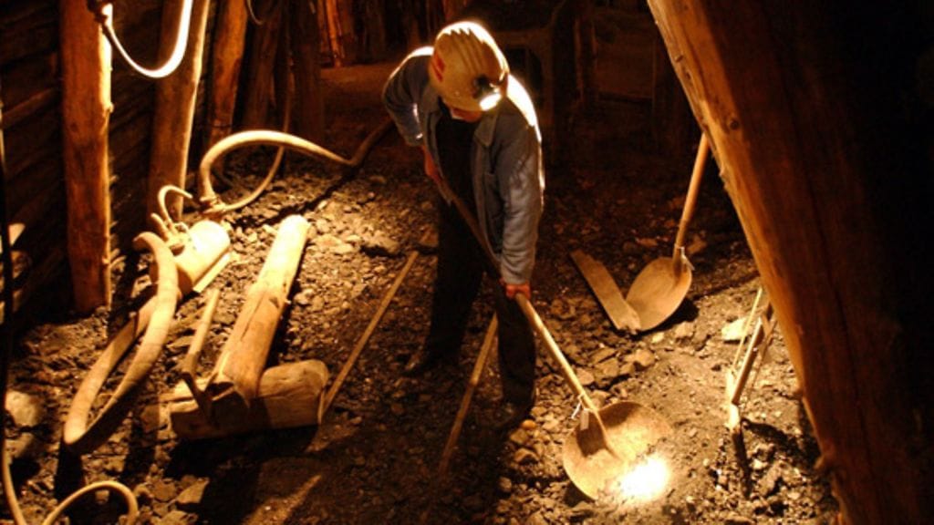 Reino Virtanen teki vaarallista kaivostyötä Australiassa. Kuvan henkilö ei liity haastatteluun.