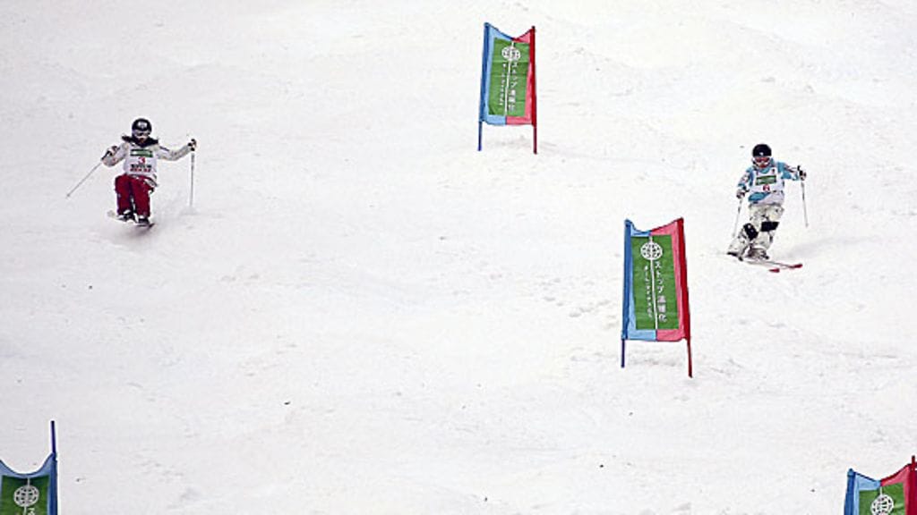 Kumparerlaskijoita. Kuva: Agence Zoom/GETTY.