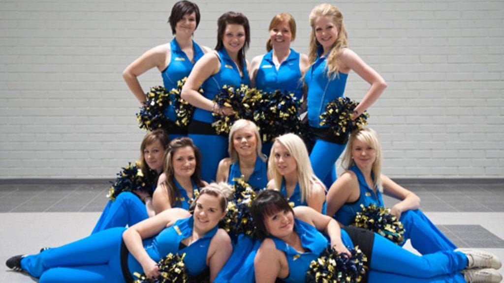 Rauman Lukko cheerleaders, 2009.