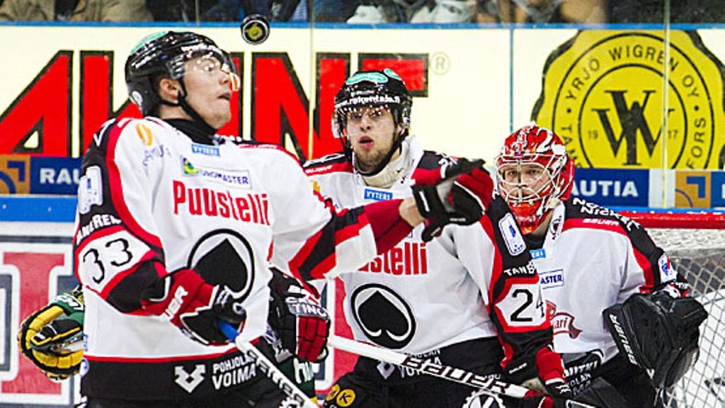 Tommi Huhtala pelasi lauantaisessa voitto-ottelussa JYPiä vastaan, kuva:NPI/Mika Kanerva