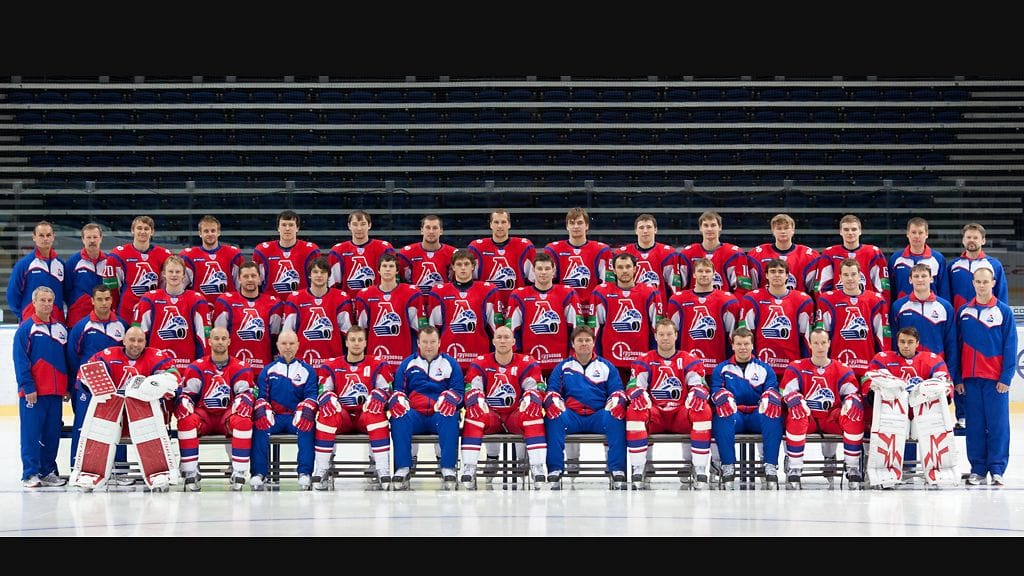Lokomotiv Jaroslavlin joukkuekuva.