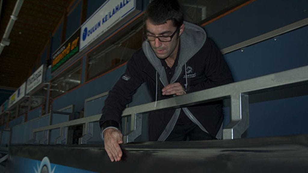 Oulun jäähalli saa CHL-ilmeen, kuva: Ari Kettunen