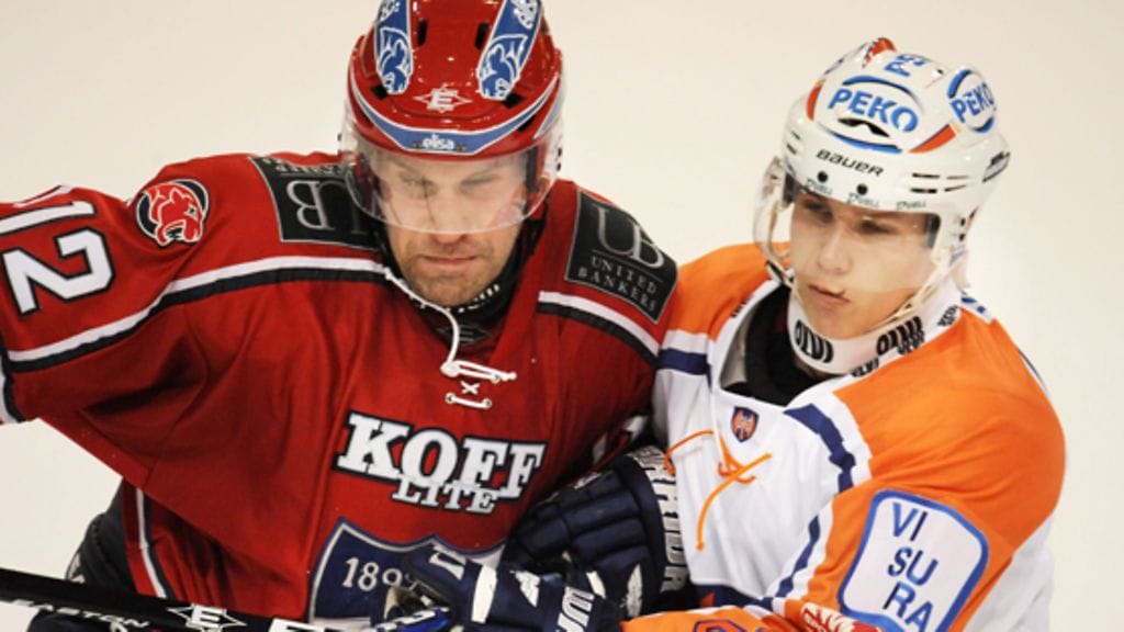 Tapparan Joni Karjalainen teki liigadebyyttinsä HIFK:ta vastaan. Kuva: Lehtikuva.