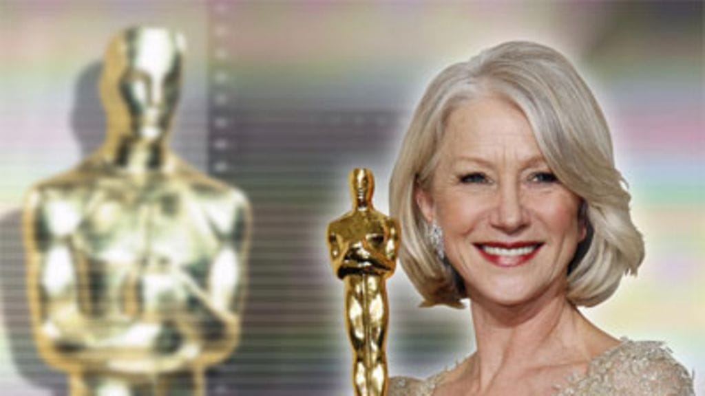 Helen Mirren palkittiin odotetusti. Kuva: AP Photo.