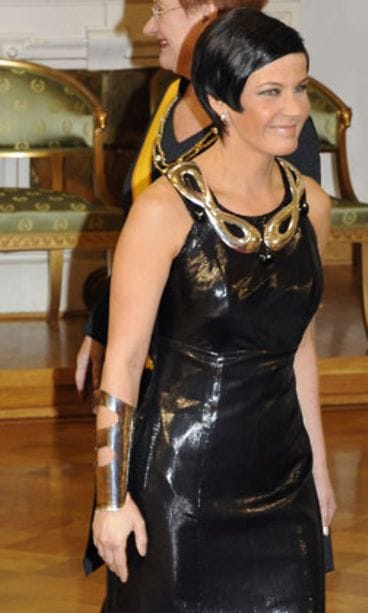 Marja Tiura Linnassa 6.12.2008. Kuva: Lehtikuva.