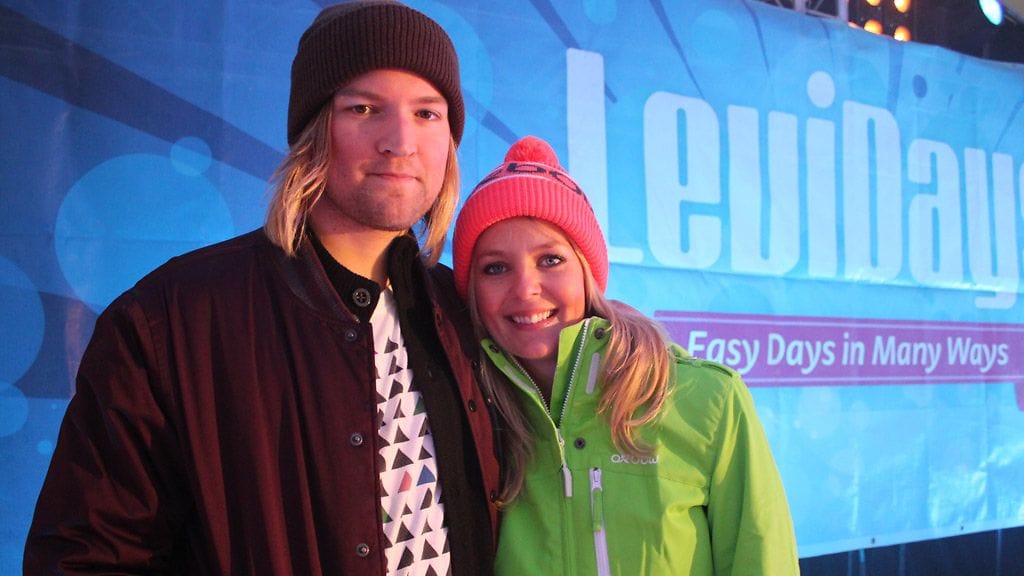 Anette Latva-Piikkilä poikaystävänsä Victorin kanssa.