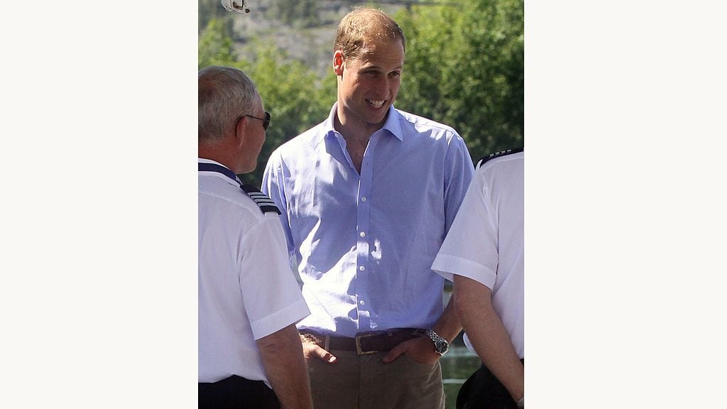 Prinssi Williamin rento look.