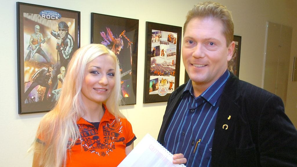 Marika Fingerroos ja Vesa Keskinen vuonna 2007.