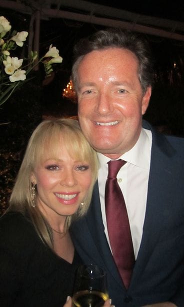 Kristina Duff ja CNN:n Piers Morgan.
