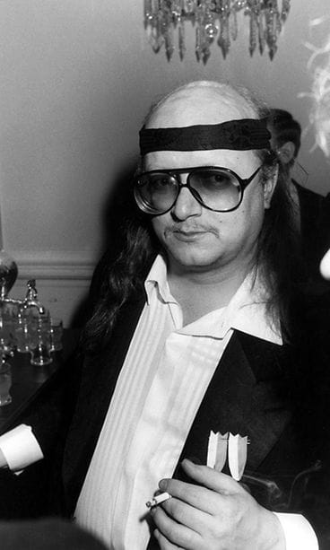 Juice Leskinen ja kravatti vuonna 1986