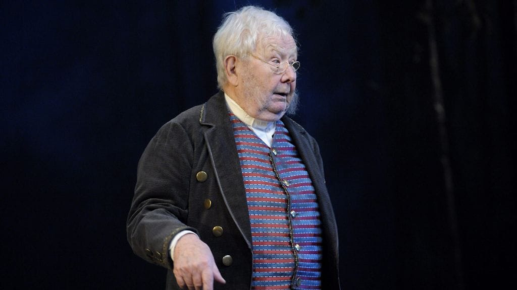 Lasse Pöysti Helsingin kaupunginteatterin Aleksandr Ostrovskin näytelmän Metsä tiedotustilaisuudessa 3. marraskuuta 2011.