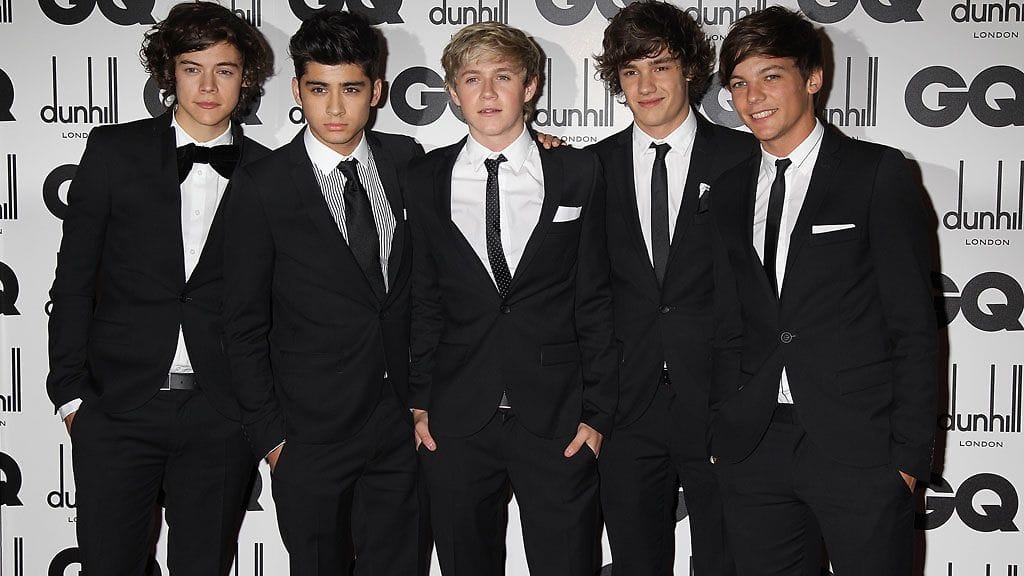 Zayn Malik kuvassa toisena vasemmalta.