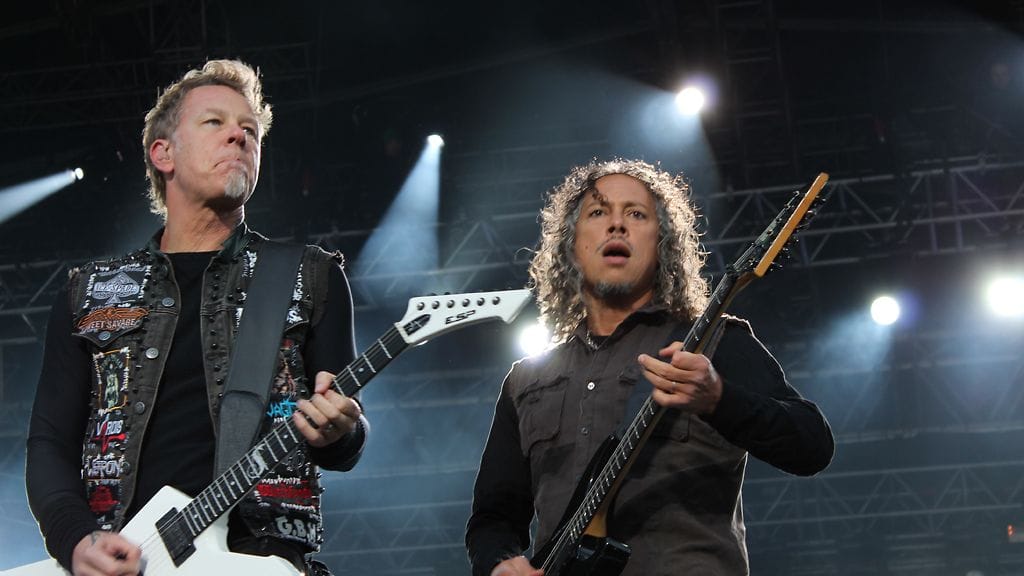 James Hetfield ja Kirk Hammett.