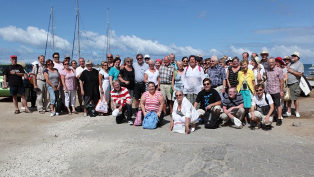 Studio55.fi-matkalaiset ryhmäkuvassa.