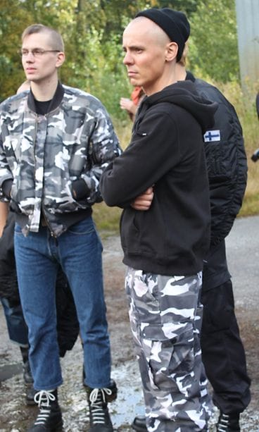 Jasper Pääkkönen Leijonasydän-elokuvan kuvauspaikalla 14.9.2012.