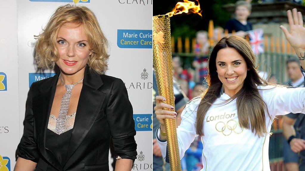 Geri Halliwell ja Melanie C vuonna 2012.