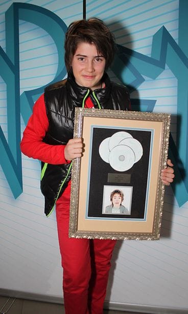 Robin ja nelinkertainen platinalevy.