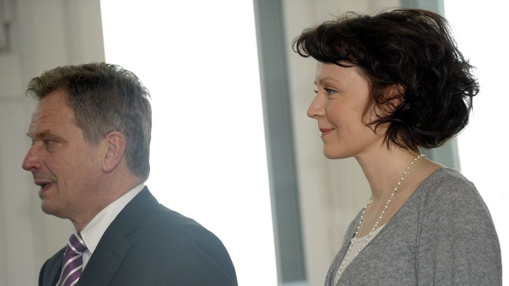 Jenni Haukio on Mäntyniemen tuleva emäntä.