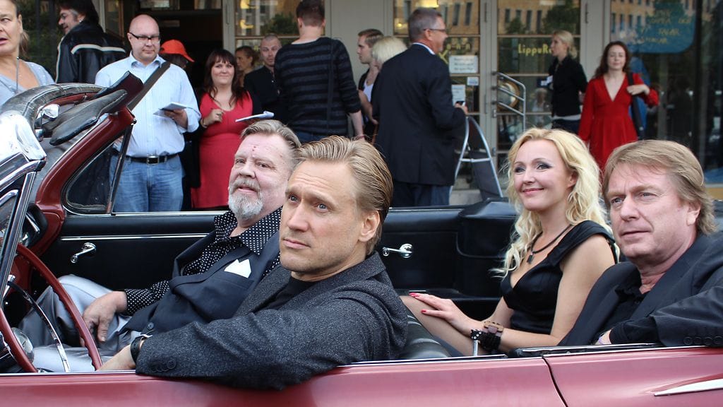 Vesa-Matti Loiri, Samuli Edelmann, Mari Perankoski ja Mika Kaurismäki
